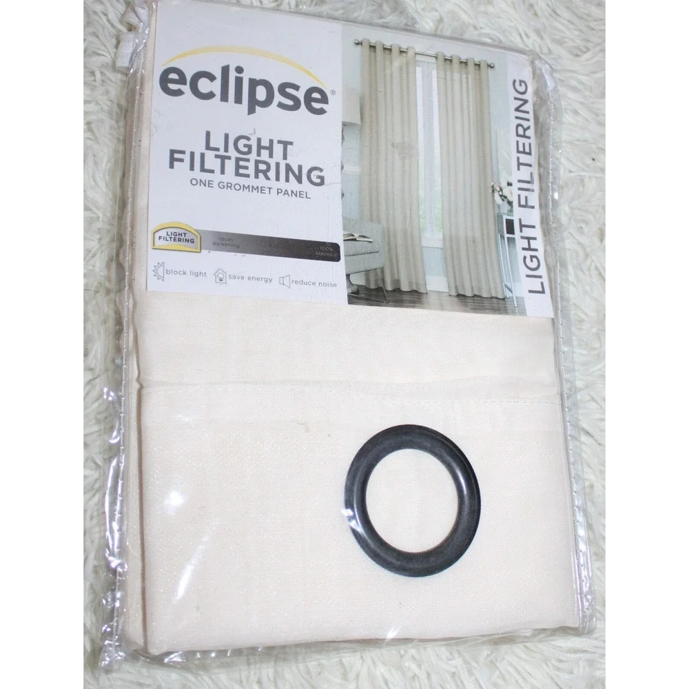 eclipse Light filtering Ivory curtain 52